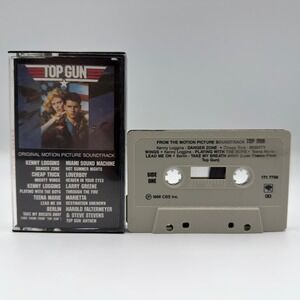 Top Gun Soundtrack Cassette Tape 1986 Columbia House Kenny Loggins 80s TESTED